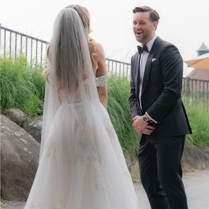 Tailored Tulle Cathedral Length Veil
